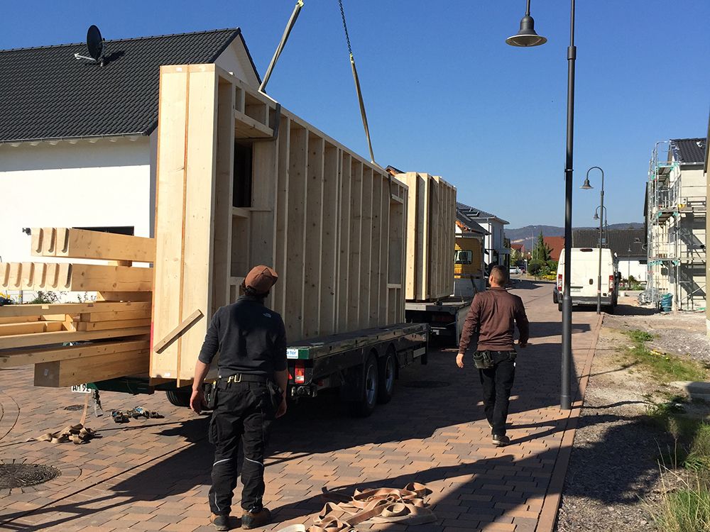 Einfamilienhaus in Holzständerbauweise